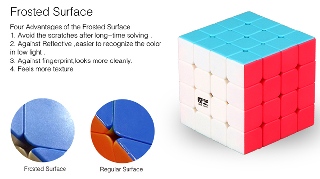 QiYi QiYuan S 4x4x4 Stickerless Magic Cube